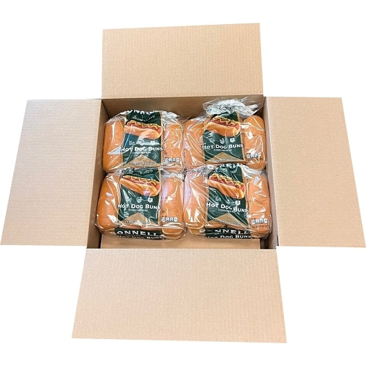 Gonnella Baking Hot Retail Hot Dog Bun, 8 x 12 oz Case - DOT product image 4