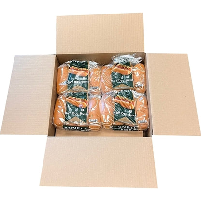 Gonnella Baking Hot Retail Hot Dog Bun, 8 x 12 oz Case - DOT product image 4