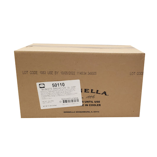 Gonnella Baking Number Retail White Sliced Bread, 8 x 16 oz Case - DOT product image 6