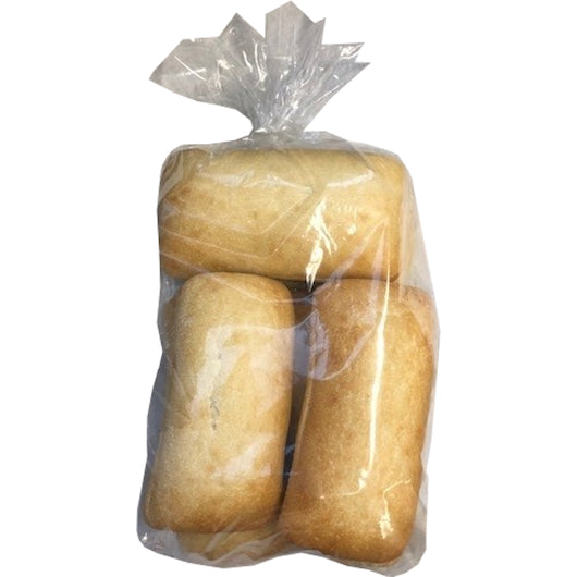 Gonnella Baking Company 7" X 3" Ciabatta Sandwich Roll, 10 x 6 x 4 oz Case - Breads, Rolls & Buns