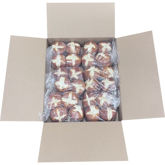 Gonnella Baking Pretzel Sliced Pretzel Hamburger Bun, 6 x 8 x 3 oz Case - DOT product image 5