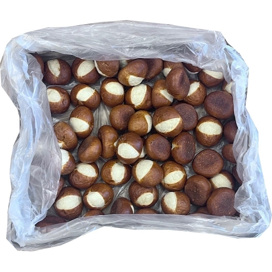 Gonnella Pretzel Dinner ROLL, 96 x 1.5 oz Case - Breads, Rolls & Buns