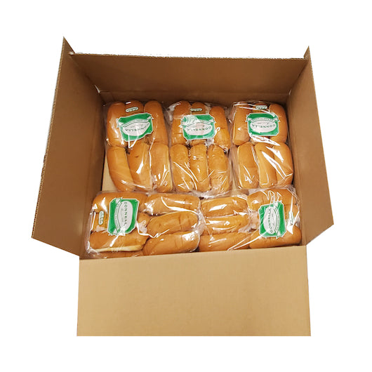 Gonnella Baking Plain Hot Dog Bun, 10 x 12 x 1.5 oz Case - DOT product image 4
