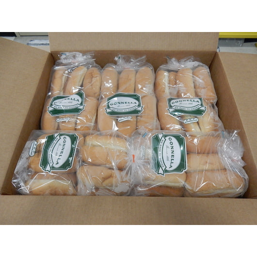 Gonnella Baking Plain Hot Dog Bun, 10 x 12 x 1.5 oz Case - DOT product image 7