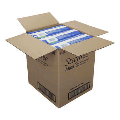 Stayfree Maxi Pads Super, 6 x 24 ct Case - DOT product image 6