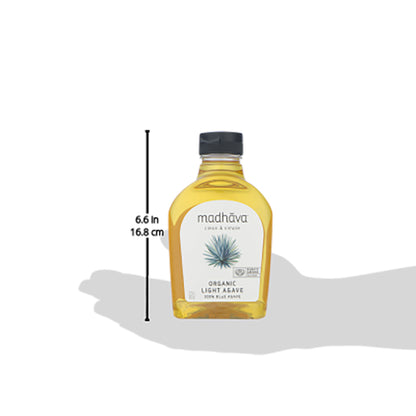 Madhava Organic Golden Light Agave Nectar, 6 x 23.5 oz Case - DOT product image 6