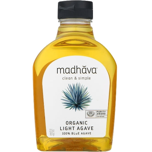 Madhava Organic Golden Light Agave Nectar, 6 x 23.5 oz Case - DOT product image 3