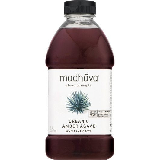 Madhava Amber Raw Agave, 4 x 46 oz Case - DOT product image 2