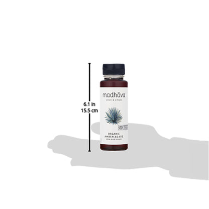 Madhava Organic Amber Raw Agave, 6 x 11.75 oz Case - DOT product image 3