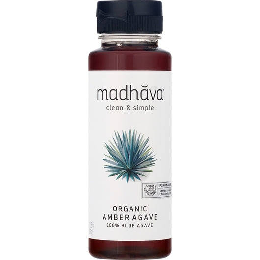 Madhava Organic Amber Raw Agave, 6 x 11.75 oz Case - DOT product image 2
