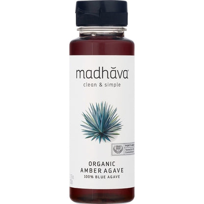 Madhava Organic Amber Raw Agave, 6 x 11.75 oz Case - DOT product image 2