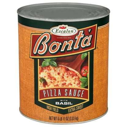 Bonta Pizza Sauce with Basil, 6 x 6.688 lb Case - DOT product image 2