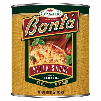 Bonta Pizza Sauce with Basil, 6 x 6.688 lb Case - GS1 inner-pack image