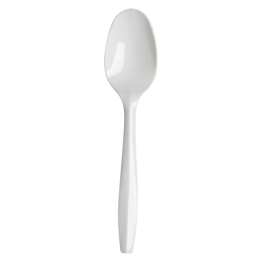 Dixie Medium Weight Polypropylene White Teaspoon, 1 x 1000 ct Case - Plates Bowls