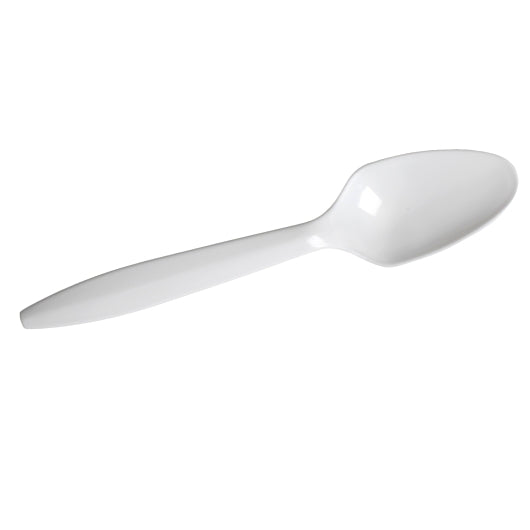 Dixie Medium Weight Polypropylene White Teaspoon, 1 x 1000 ct Case - DOT product image 2