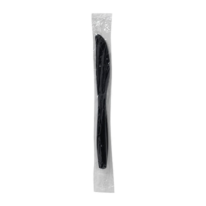Dixie Heavy weight Polypropylene Wrapped Black Knife, 1 x 1000 ct Case - Plates Bowls