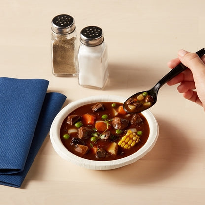 Dixie Heavyweight Polypropylene Individually Wrapped Black Teaspoon, 1 x 1000 ct Case - DOT product image 4