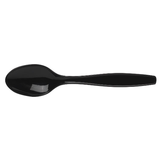 Dixie Heavyweight Polypropylene Individually Wrapped Black Teaspoon, 1 x 1000 ct Case - DOT product image 7
