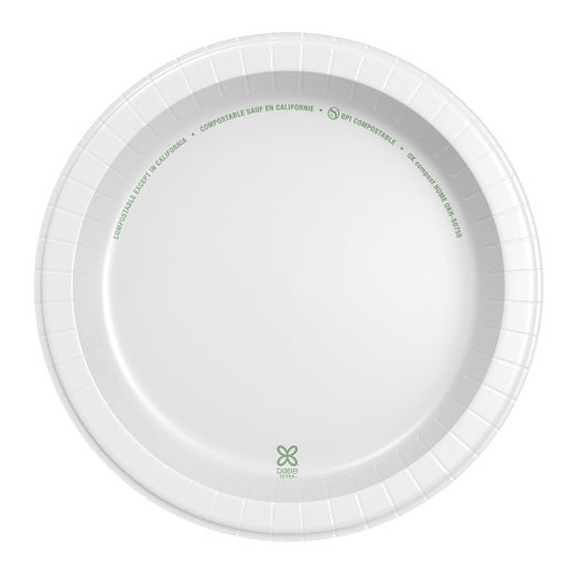 Dixie 10.125 Inch White Ultra Heavy Weight Paper Plate, 4 x 125 ct Case - DOT product image 6