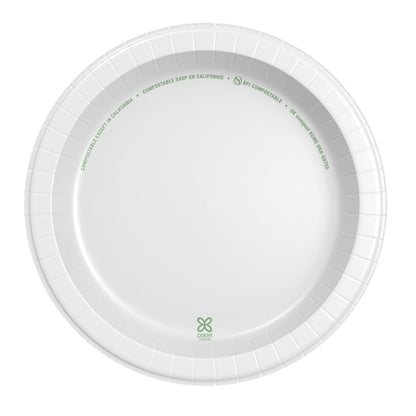 Dixie 10.125 Inch White Ultra Heavy Weight Paper Plate, 4 x 125 ct Case - DOT product image 6
