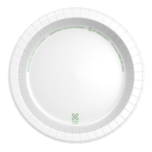 Dixie Ultra 8.5 Inch White Ultra Heavy Weight Paper Plate, 4 x 125 ct Case - DOT product image 6