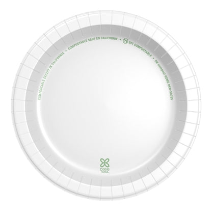 Dixie Ultra 8.5 Inch White Ultra Heavy Weight Paper Plate, 4 x 125 ct Case - DOT product image 6