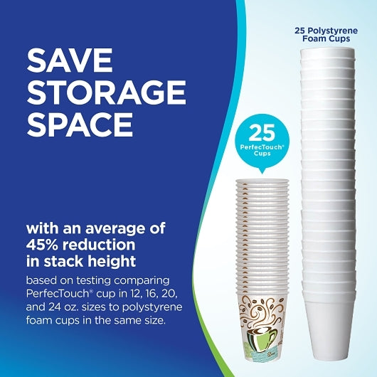 Perfect Touch PERFECTOUCH INSULATED CUP 8 OUNCE HAZE., 20 x 50 x 50 ct Case - DOT product image 8