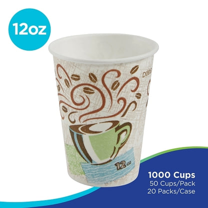 Dixie PerfecTouch 12 Ounce Hot Coffee paper cup, 20 x 50 ct Case - DOT product image 5
