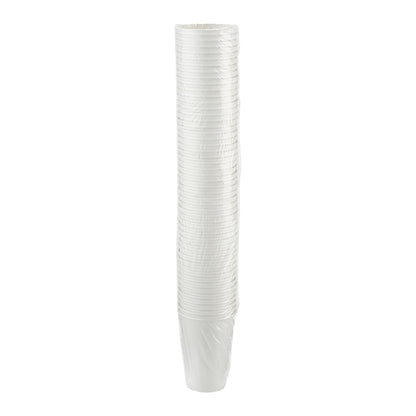Dixie 16 Ounce Simply White Paper Hot Cup, 20 x 50 ct Case - Plates Bowls
