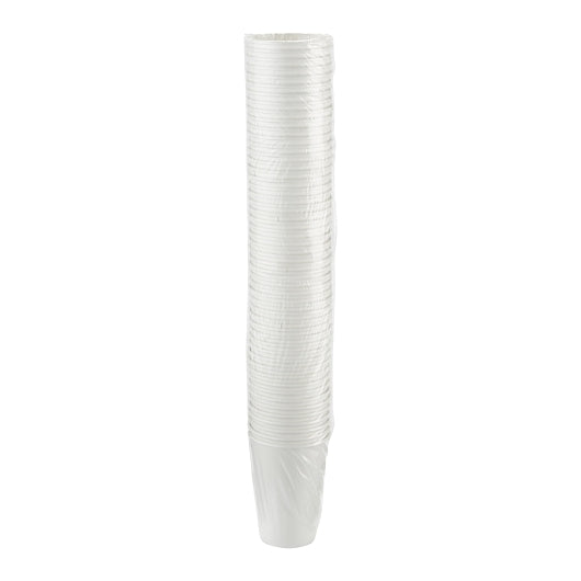 Dixie 16 Ounce Simply White Paper Hot Cup, 20 x 50 ct Case - Plates Bowls