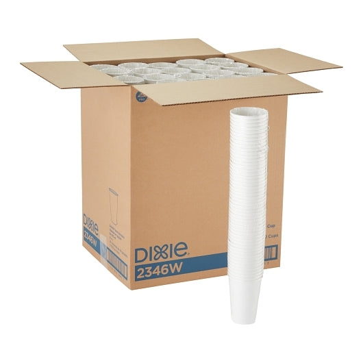 Dixie 16 Ounce Simply White Paper Hot Cup, 20 x 50 ct Case - DOT product image 5