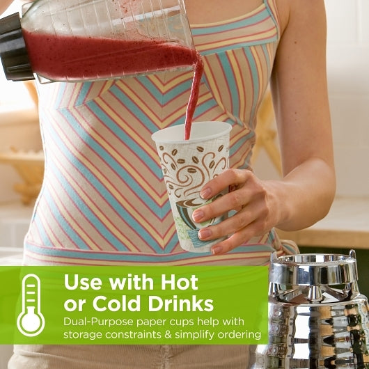 Dixie PerfecTouch Hot/Cold CUPS 16 OUNCE WHITE PERFECT TOUCH, 20 x 50 ct Case - DOT product image 8