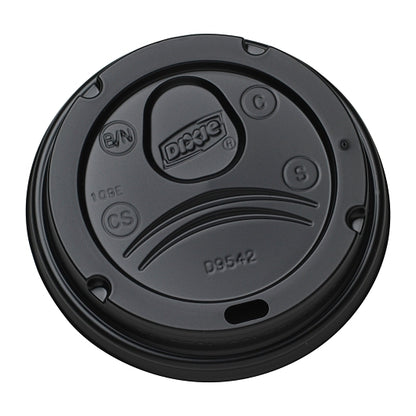Dixie Black Dome Lid Fits Perfectouch 12 and 16 Ounce Paper Hot Cup, 10 x 100 ct Case - DOT product image 3