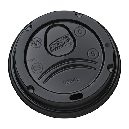 Dixie Black Dome Lid Fits Perfectouch 12 and 16 Ounce Paper Hot Cup, 10 x 100 ct Case - DOT product image 6