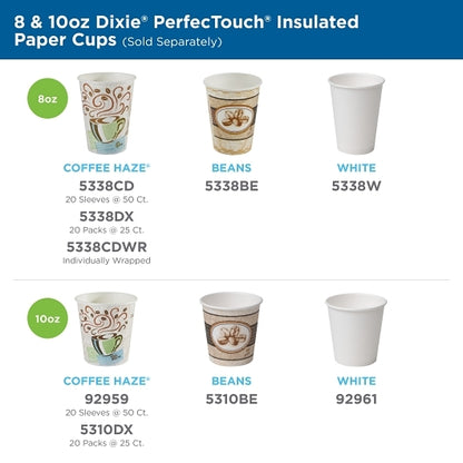 Dixie PerfecTouch CUPS 8 OUNCE WRAPPED PERFETTO, 1 x 1000 ct Case - DOT product image 5