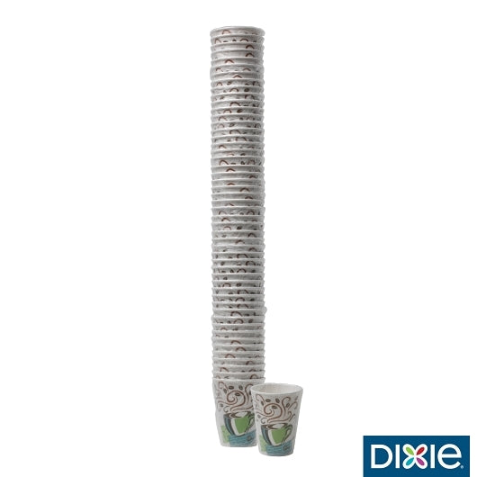 Dixie PerfecTouch Cups 8 Ounce Wrapped Perfetto, 1 x 1000 ct Case - Plates Bowls