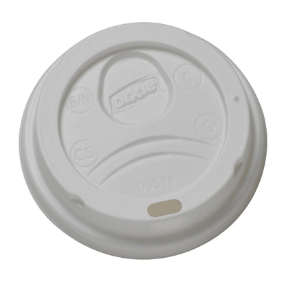 Dixie White Lid Fits 8 Ounce Paper Hot Cup, 10 x 100 ct Case - DOT product image 3