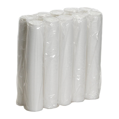 Dixie White Lid Fits 8 Ounce Paper Hot Cup, 10 x 100 ct Case - DOT product image 2