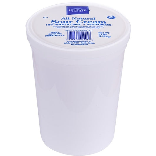 Upstate Niagara Coop Kosher Sour Cream, 4 x 5 lb Case - Cheese & Dairy