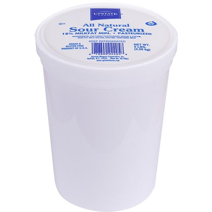 Upstate Niagara Coop Kosher Sour Cream, 4 x 5 lb Case - Cheese & Dairy