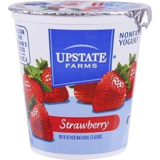 Upstate Niagara Coop Strawberry Blended Yogurt, 12 x 8 oz Case - Cheese & Dairy