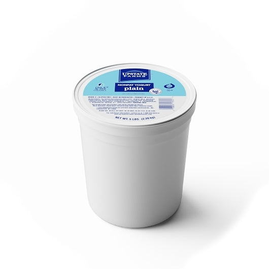Upstate Niagara Coop Plain Nonfat Yogurt, 4 x 5 lb Case - Cheese & Dairy