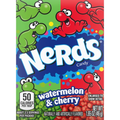 Nerds Wild Cherry Watermelon, 10 x 36 x 1.65 oz Case - Candy & Confections