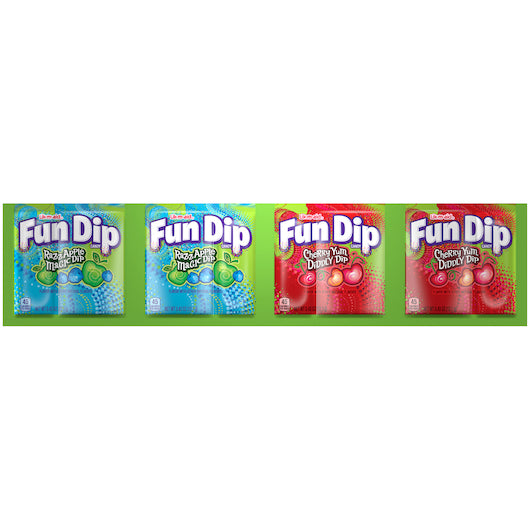 Lik-M-Aid Fun Dip Apple Cherry, 12 x 1.28 lb Case - DOT product image 2