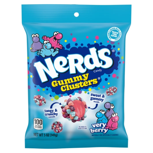 Nerds Very Berry Gummy Candy, 12 x 4.998 oz Case - Candy & Confections