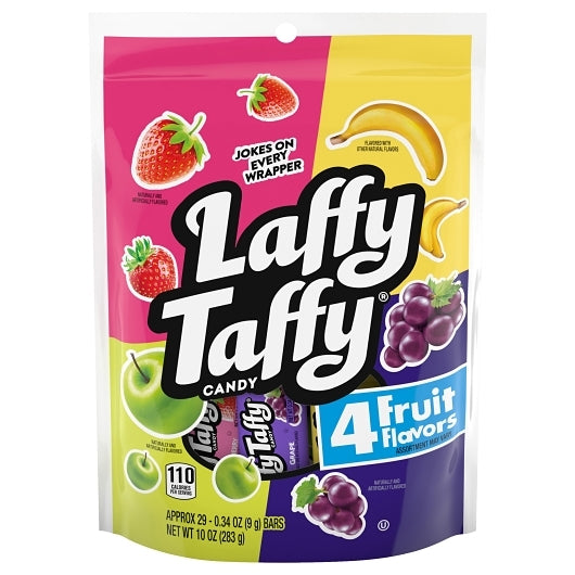 Laffy Taffy Assorted Mini Bars Stand Up, 6 x 10 oz Case - Candy & Confections