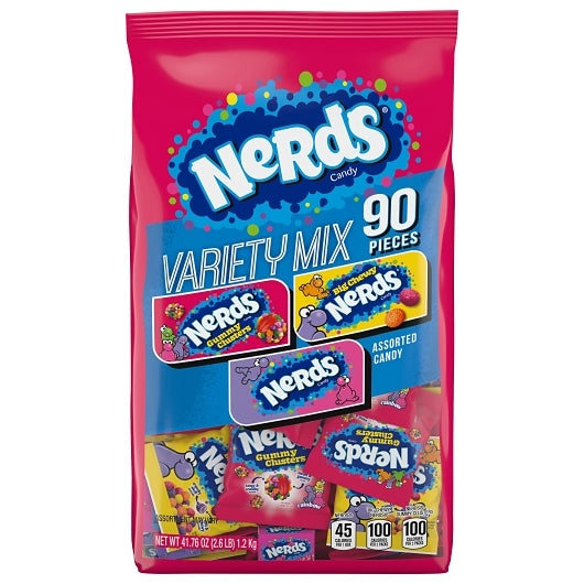 Mixed Brands Nerds Variety Mix Candy Bag, 6 x 41.758 oz Case - Candy & Confections