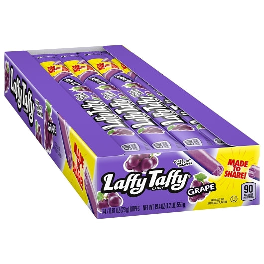 Laffy Taffy Grape Rope, 12 x 24 x 0.81 oz Case - DOT product image 3