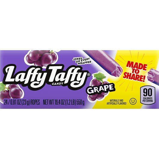 Laffy Taffy Grape Rope, 12 x 24 x 0.81 oz Case - DOT product image 2