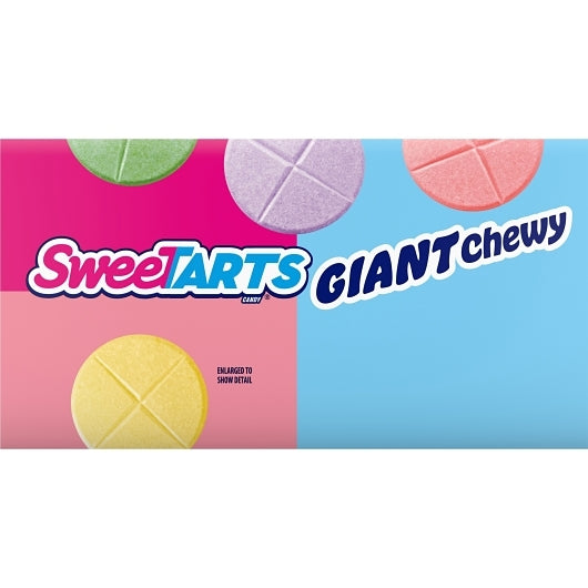 Sweetart Giant Chewy Candy, 10 x 36 x 1.35 oz Case - Candy & Confections